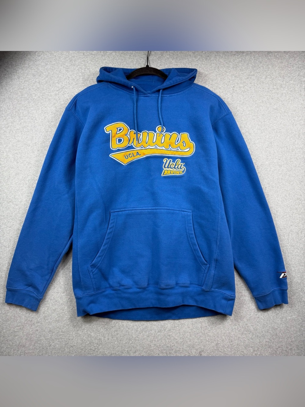 Vintage Pro Player UCLA Bruins Blue Embroidered Hoodie Sweatshirt Y2K Men’s XL
